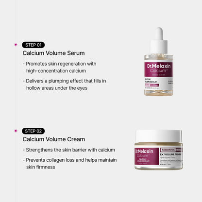 [Dr.Melaxin Official] Calcium Intense Volume Eye Cream | Anti-Aging, Elasticity, Volume | Korean Cosmetic | 1.7 Fl Oz (50 Ml)