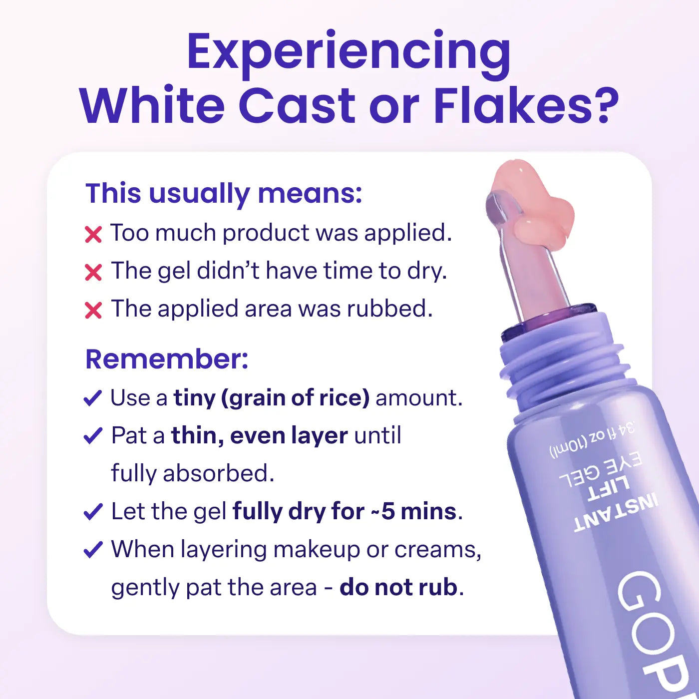 NEW! GOPURE Instant Lift Eye Gel - for the Look of Puffiness & Bags, Wrinkles, Fine Lines and Dark Circles, anti Aging Skin Care for Men & Women with Collagen Targeting Biotech under Eye Brightener